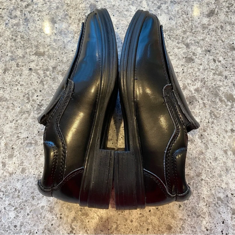 DEER STAGS Wise Boys Black Loafers Dress Shoes 12